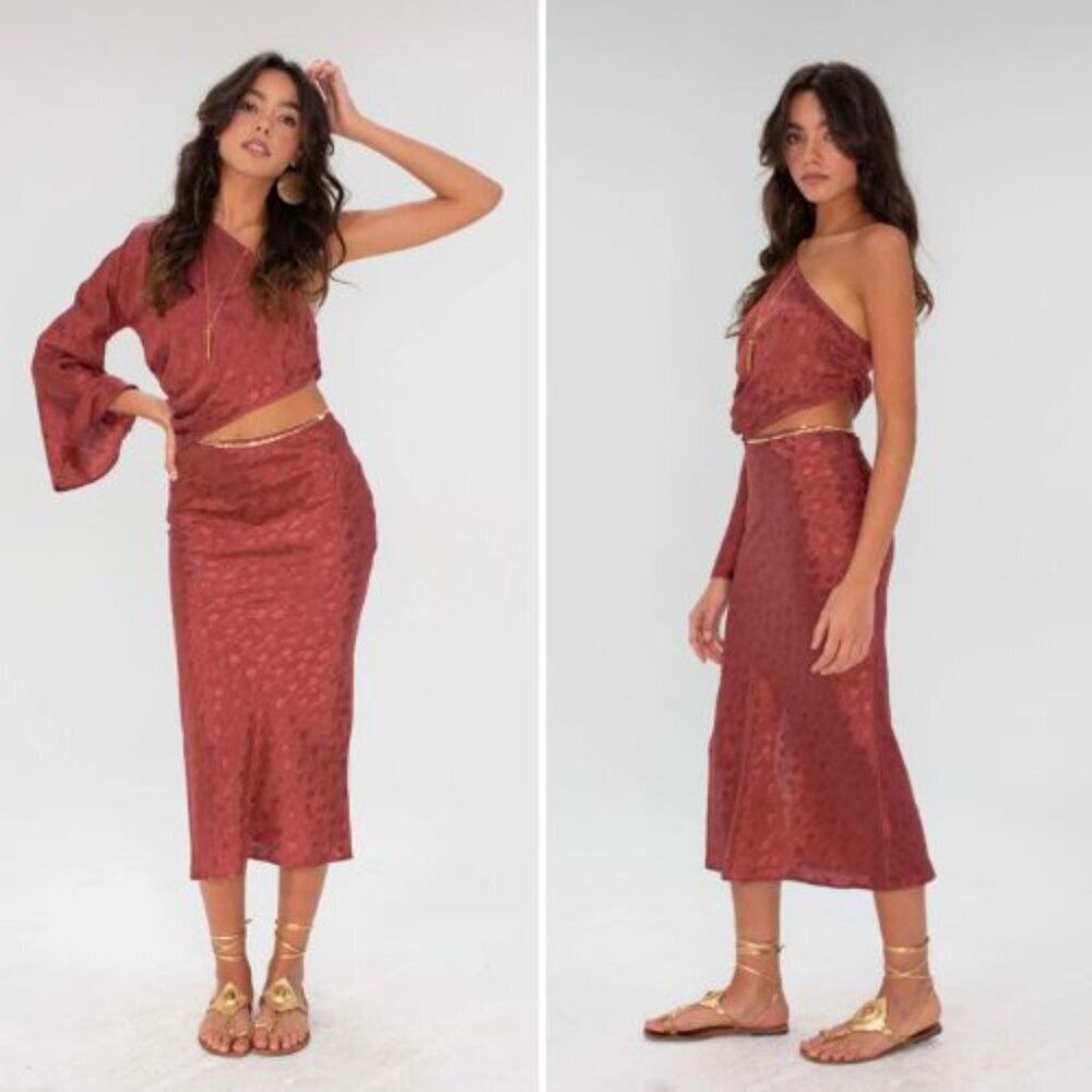 Jen's Pirate Booty Nebula Aliana Midi Dress Size Large 51604